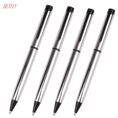 Promotional Bright Sliver Color Metal Ballpoint Ball Pens Factory Logo Custom- B-8035-2