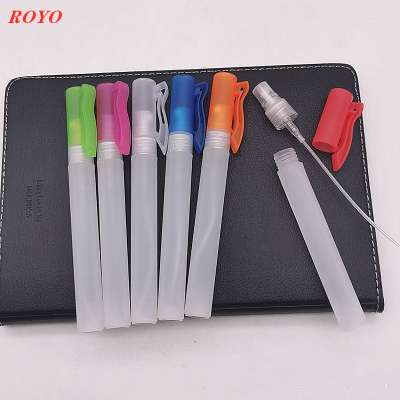 Promotional Pen Shape Type Spray Pump Bottle 10ml 8ml Pen Perfume Plastic Mosquito Repellent Pen Ballpoint