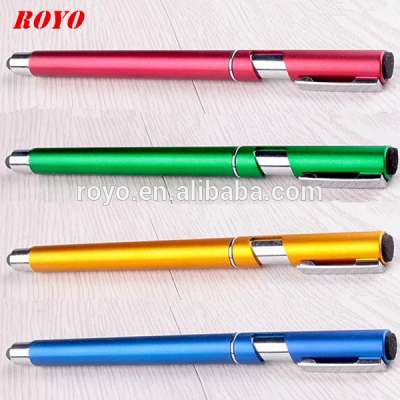 Multi-functional logo customized promotional gel pen with holder